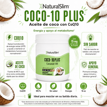 Cargar imagen en el visor de la galería, Coco-10 Plus® | Aceite de Coco con CoQ10