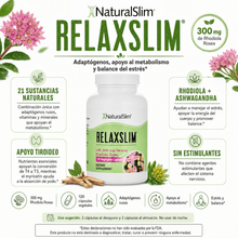 Cargar imagen en el visor de la galería, RelaxSlim® | Adaptógenos con Rhodiola Rosea & Ashwagandha