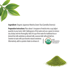 Cargar imagen en el visor de la galería, Metabolic Matcha® | Té Matcha Orgánico Ceremonial
