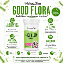 Cargar imagen en el visor de la galería, Good Flora® | Probióticos | 15 Billones de Organismos Vivos
