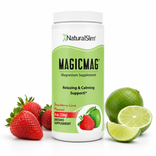 Cargar imagen en el visor de la galería, Dúo Dinámico™ Gift Set | Caja para regalo con magnesio MagicMag®, postasio Kadsorb®, libro ¡Despierta tu Metabolismo! y taza de cristal

