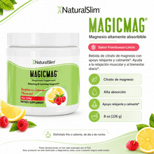Cargar imagen en el visor de la galería, MagicMag® | Limón-Frambuesa | Citrato de Magnesio
