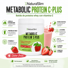 Cargar imagen en el visor de la galería, Metabolic Protein® C-Plus con Vitamina C | Fresa

