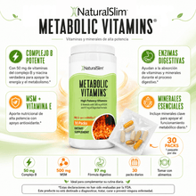 Cargar imagen en el visor de la galería, Metabolic Vitamins® | Muiltivitaminas y Minerales Potentes
